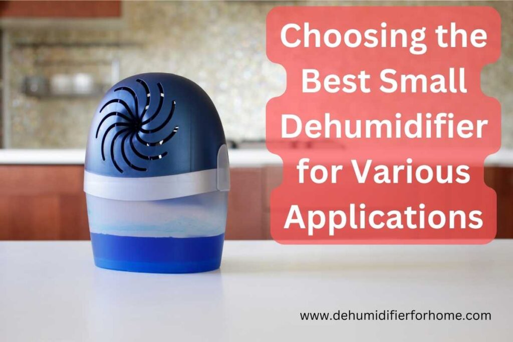 Choosing the Best Small Dehumidifier for Various Applications