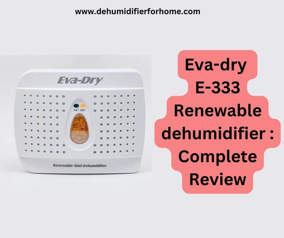 Eva-dry E-333 Renewable dehumidifier  Complete Review