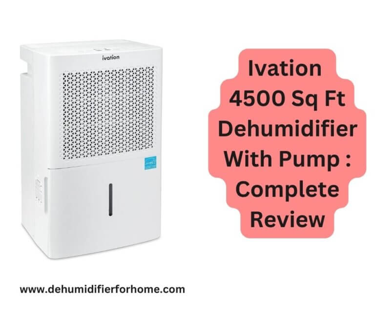 Ivation 4500 Sq Ft Dehumidifier