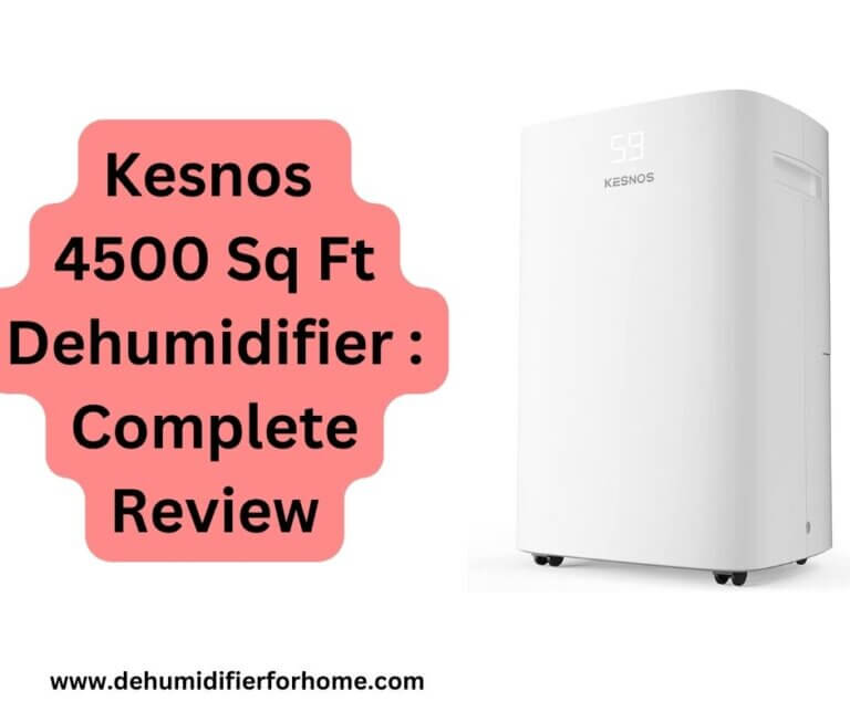 Kesnos 4500 Sq Ft Dehumidifier Complete Review