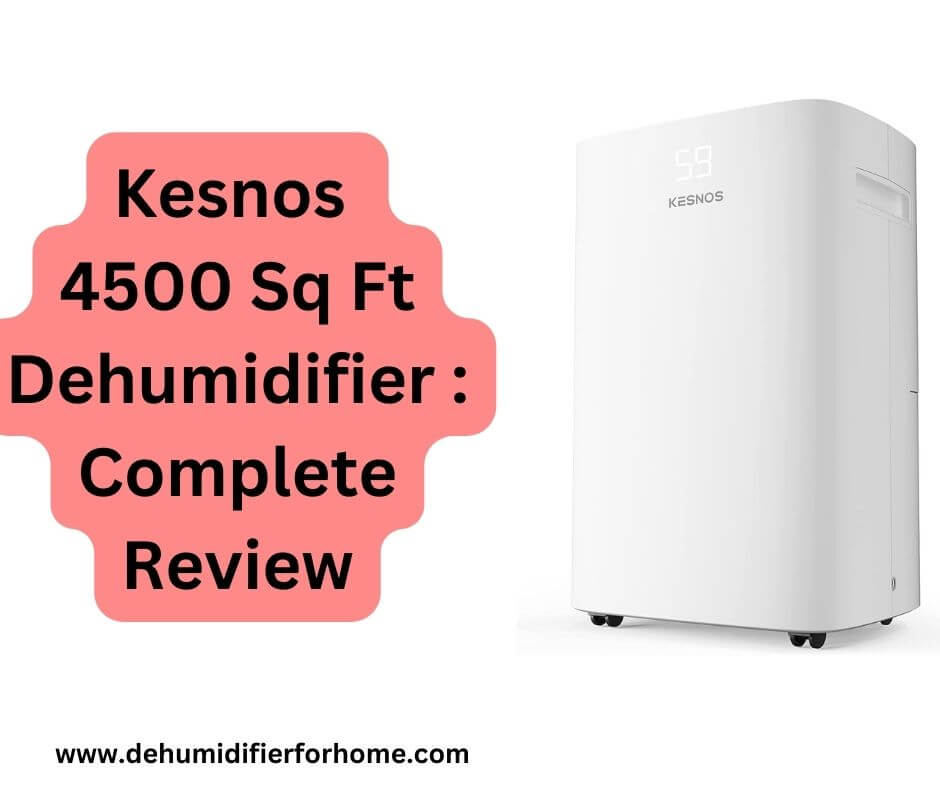 Kesnos 4500 Sq Ft Dehumidifier  Complete Review