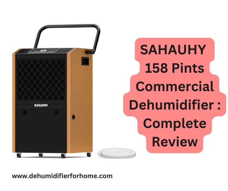 sahauhy 158 pints commercial dehumidifier