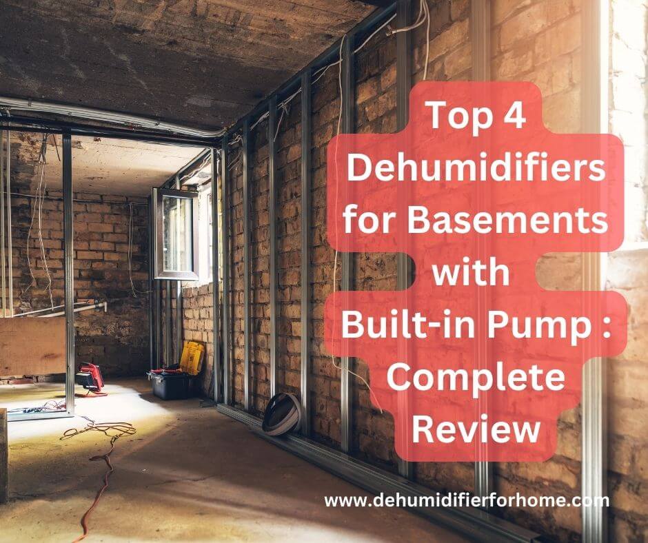 Dehumidifiers for Basements with Built-in Pump