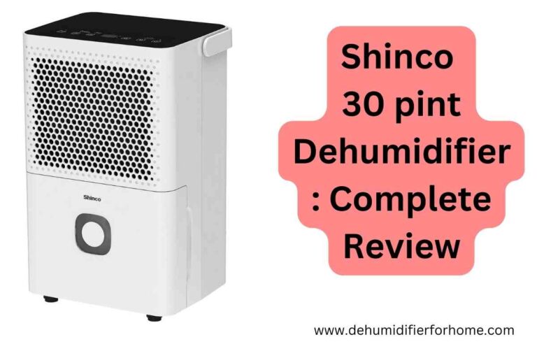 Shinco 30 pint Dehumidifier