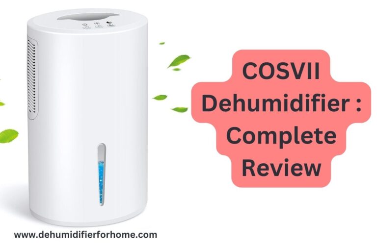 COSVII Dehumidifier complete review