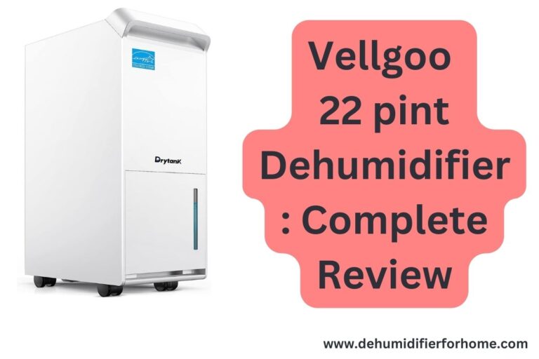 Vellgoo 22 pint dehumidifier