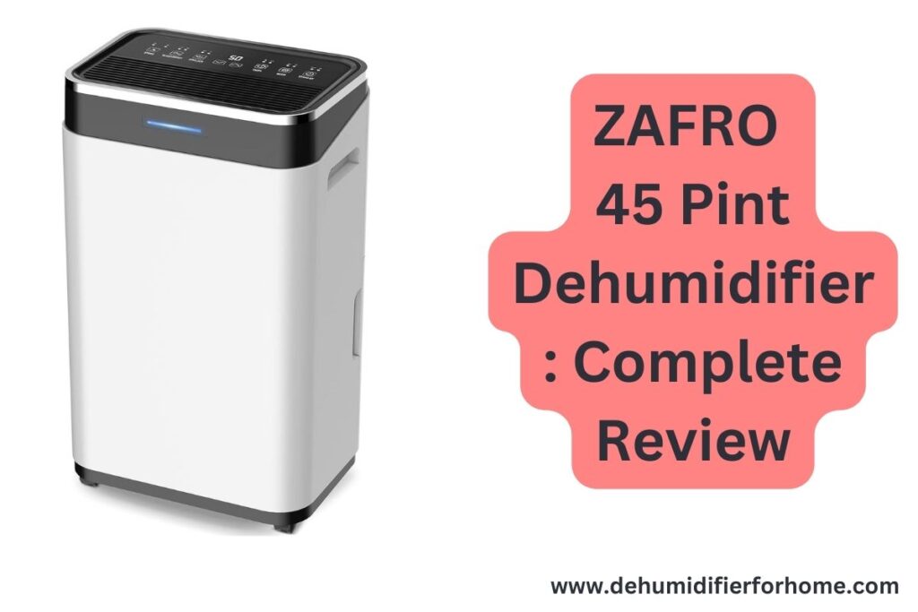 ZAFRO 45 Pint Dehumidifier : Complete Review