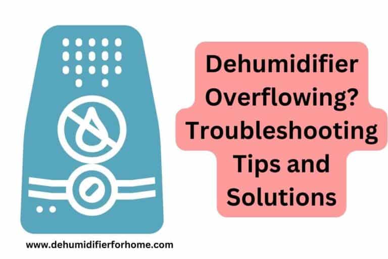 Dehumidifier Overflowing Troubleshooting Tips and Solutions