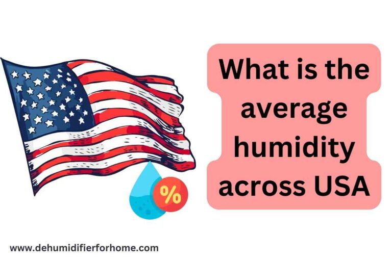 What is the average humidity across USA
