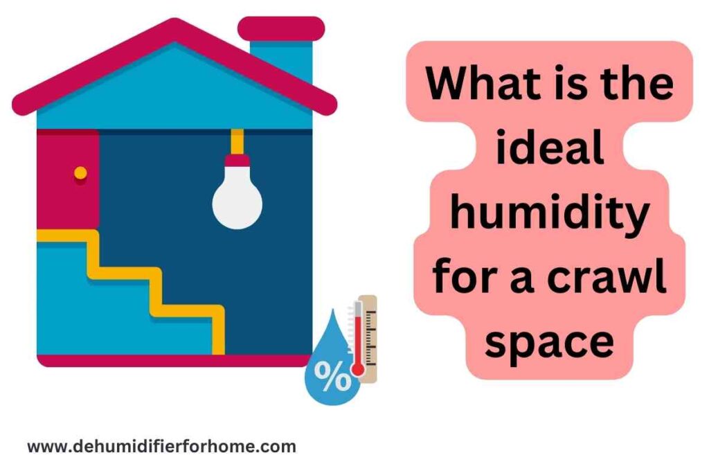 What is the ideal humidity for a crawl space