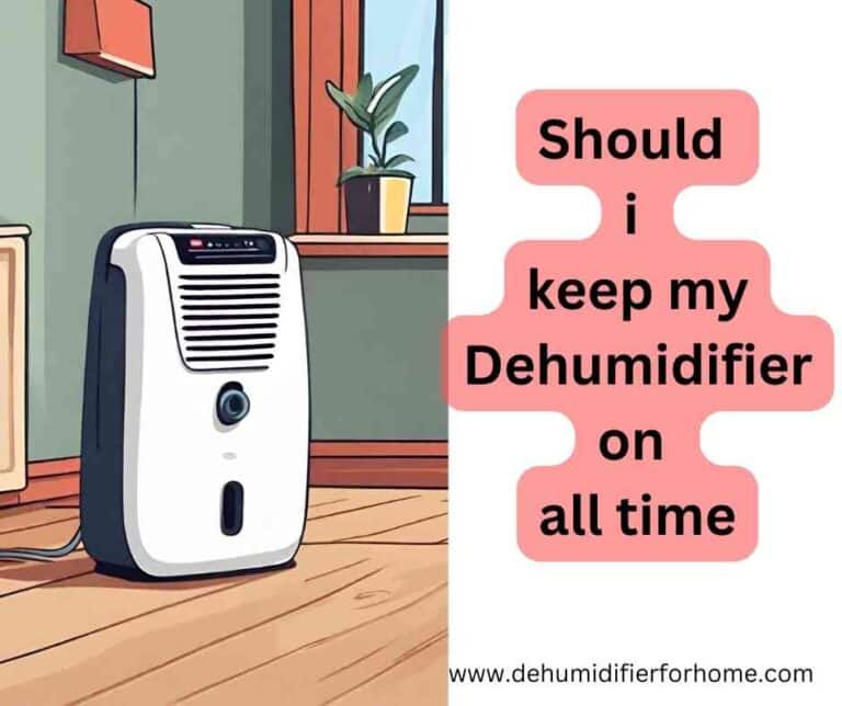 Should i keep my Dehumidifier on all time